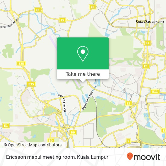 Ericsson mabul meeting room map