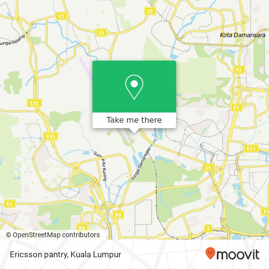 Ericsson pantry map