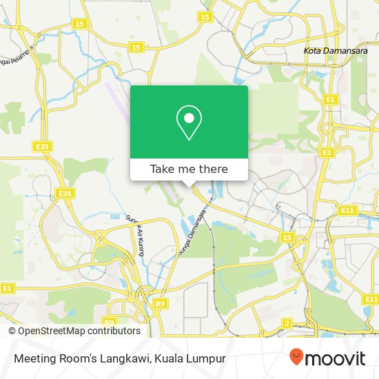 Meeting Room's Langkawi map