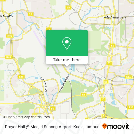 Peta Prayer Hall @ Masjid Subang Airport