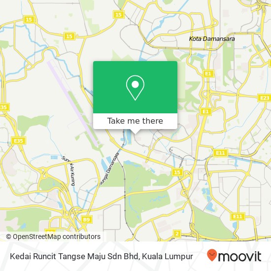 Kedai Runcit Tangse Maju Sdn Bhd map