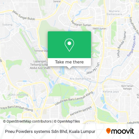 Peta Pneu Powders systems Sdn Bhd