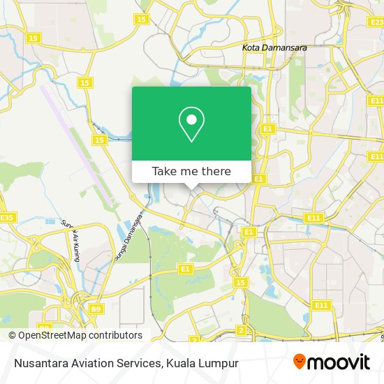 Nusantara Aviation Services map