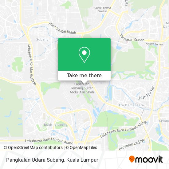 Peta Pangkalan Udara Subang