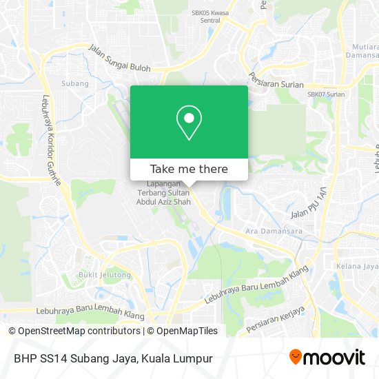 BHP SS14 Subang Jaya map