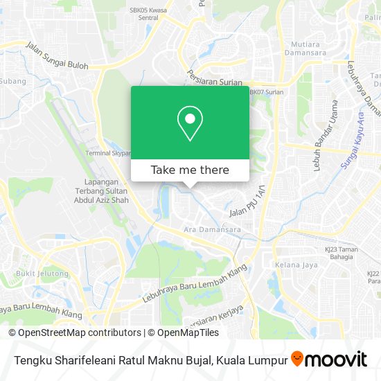 Peta Tengku Sharifeleani Ratul Maknu Bujal