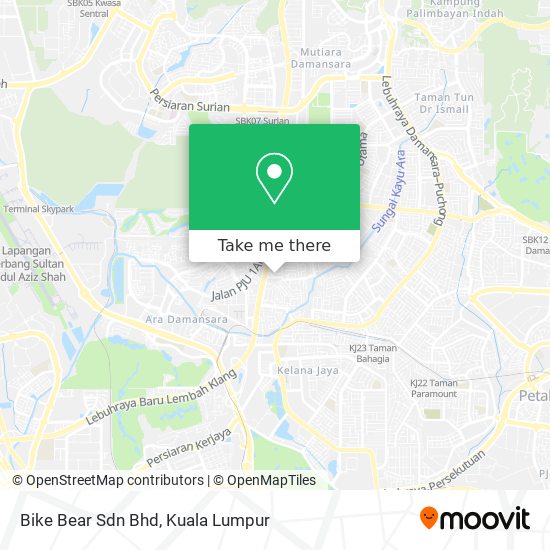 Peta Bike Bear Sdn Bhd
