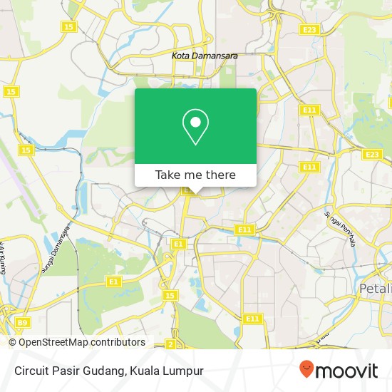 Circuit Pasir Gudang map
