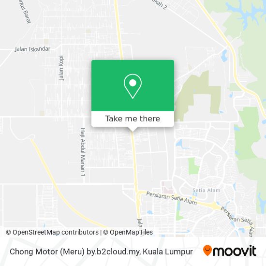 Chong Motor (Meru) by.b2cloud.my map