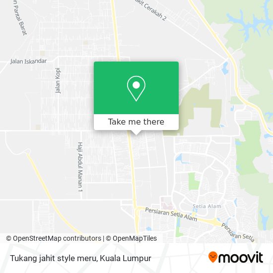 Tukang jahit style meru map