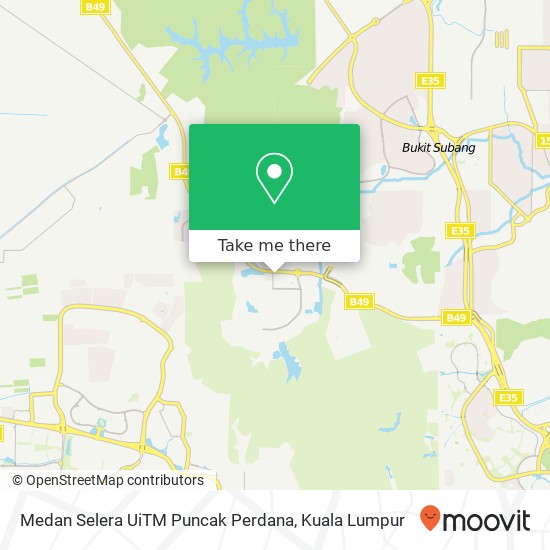 Medan Selera UiTM Puncak Perdana map