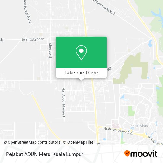 Pejabat ADUN Meru map