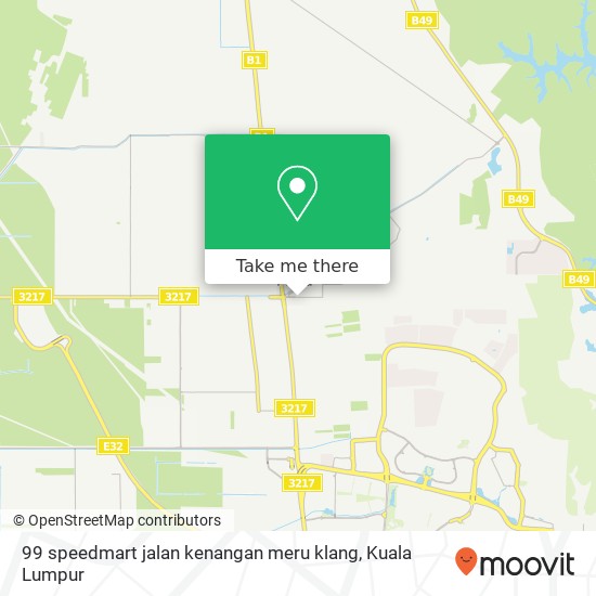 99 speedmart jalan kenangan meru klang map