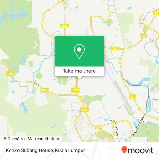 Peta KenZo Subang House