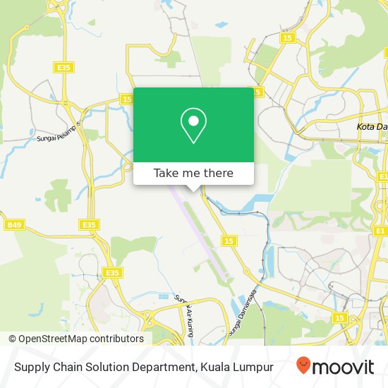Supply Chain Solution Department map