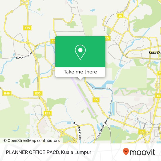 PLANNER OFFICE PACD map