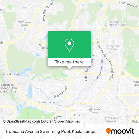 Tropicana Avenue Swimming Pool map