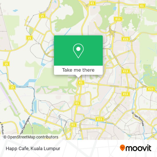 Happ Cafe map