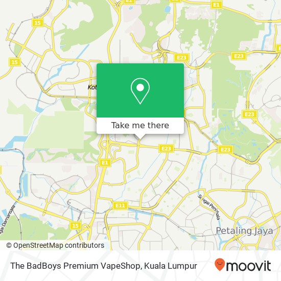 The BadBoys Premium VapeShop map