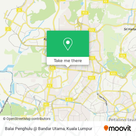 Balai Penghulu @ Bandar Utama map