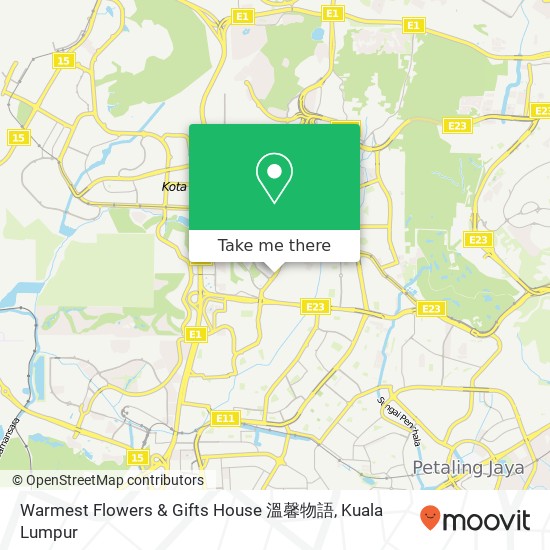 Warmest Flowers & Gifts House 溫馨物語 map