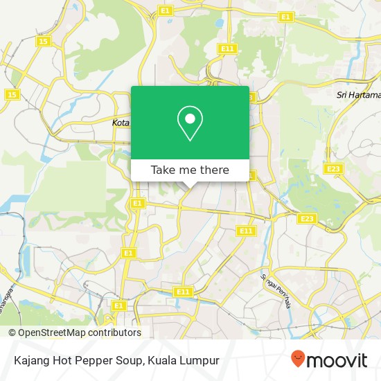 Kajang Hot Pepper Soup map