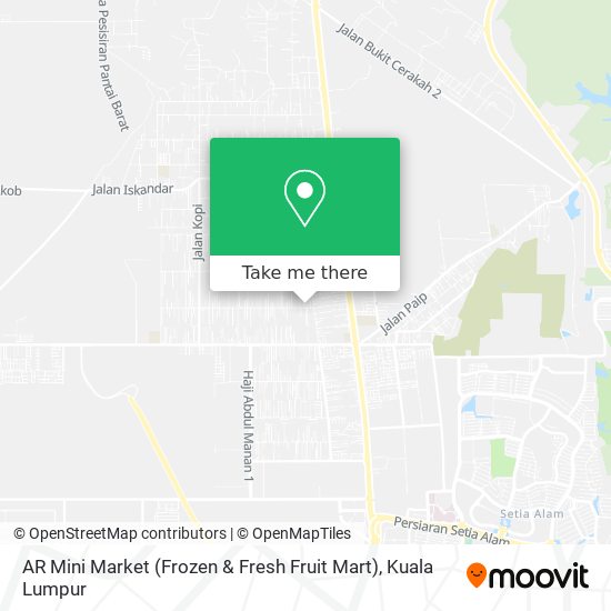 AR Mini Market (Frozen & Fresh Fruit Mart) map