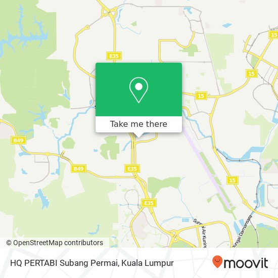 HQ PERTABI Subang Permai map
