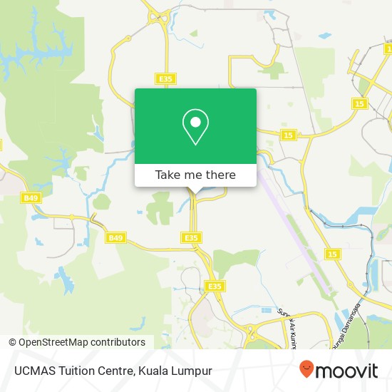 UCMAS Tuition Centre map