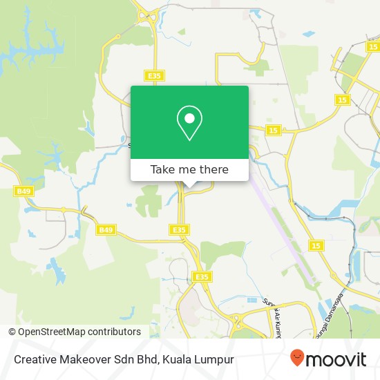 Creative Makeover Sdn Bhd map