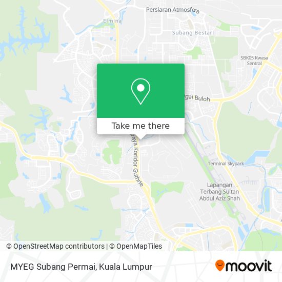 MYEG Subang Permai map