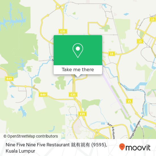 Nine Five Nine Five Restaurant 就有就有 (9595) map