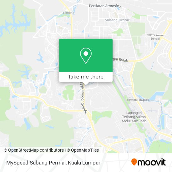 Peta MySpeed Subang Permai