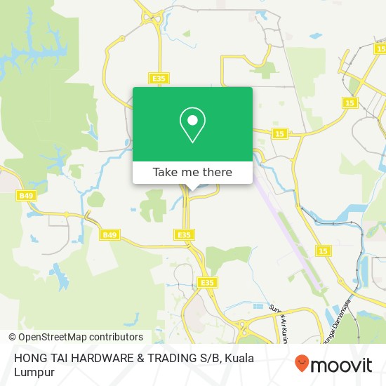 HONG TAI HARDWARE & TRADING S / B map