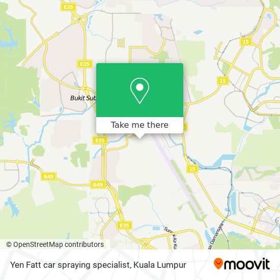 Yen Fatt car spraying specialist map