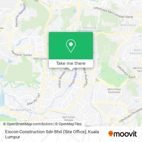 Peta Eiscon Construction Sdn Bhd (Site Office)