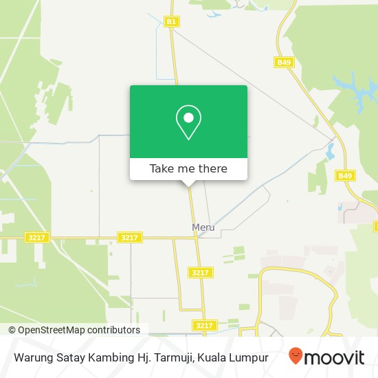 Peta Warung Satay Kambing Hj. Tarmuji