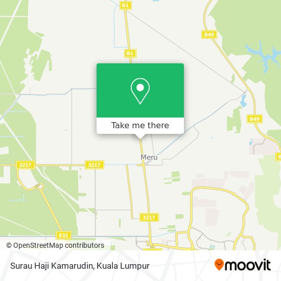 Surau Haji Kamarudin map