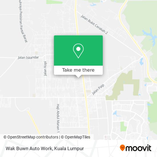 Wak Buwn Auto Work map