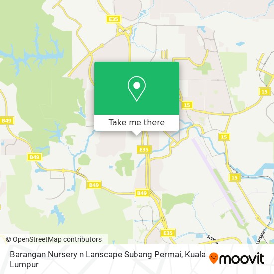 Barangan Nursery n Lanscape Subang Permai map