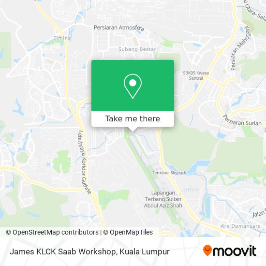 James KLCK Saab Workshop map