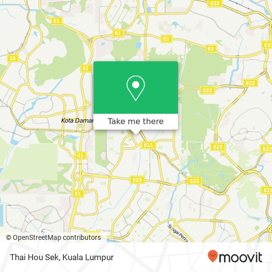 Peta Thai Hou Sek