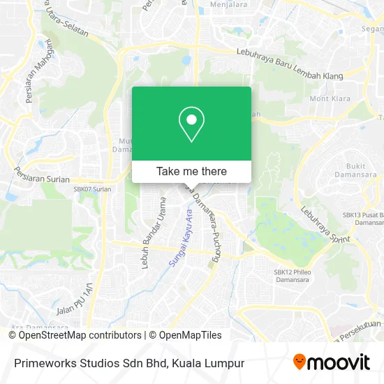 Primeworks Studios Sdn Bhd map