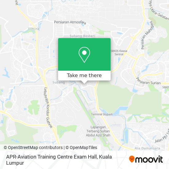 APR-Aviation Training Centre Exam Hall map
