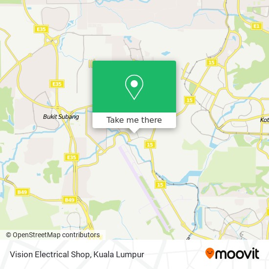 Vision Electrical Shop map