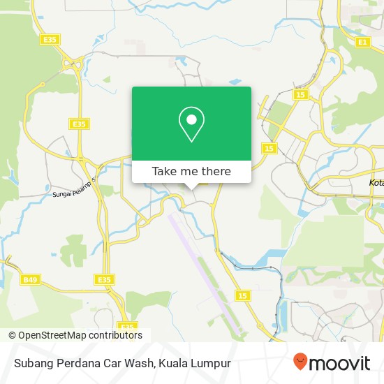 Subang Perdana Car Wash map