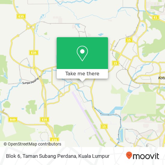 Peta Blok 6, Taman Subang Perdana