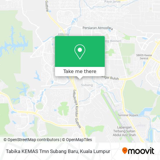 Tabika KEMAS Tmn Subang Baru map