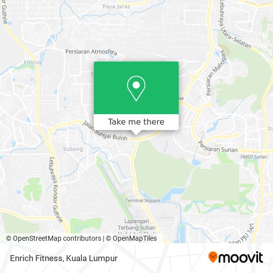 Enrich Fitness map