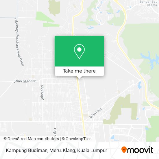 Kampung Budiman, Meru, Klang map